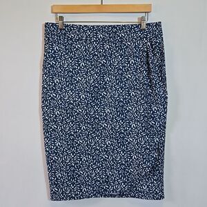 RipSkirt Hawaii Wrap Skirt Length 3 Swim Beach Size Large Floral Leaf Tulip Hem